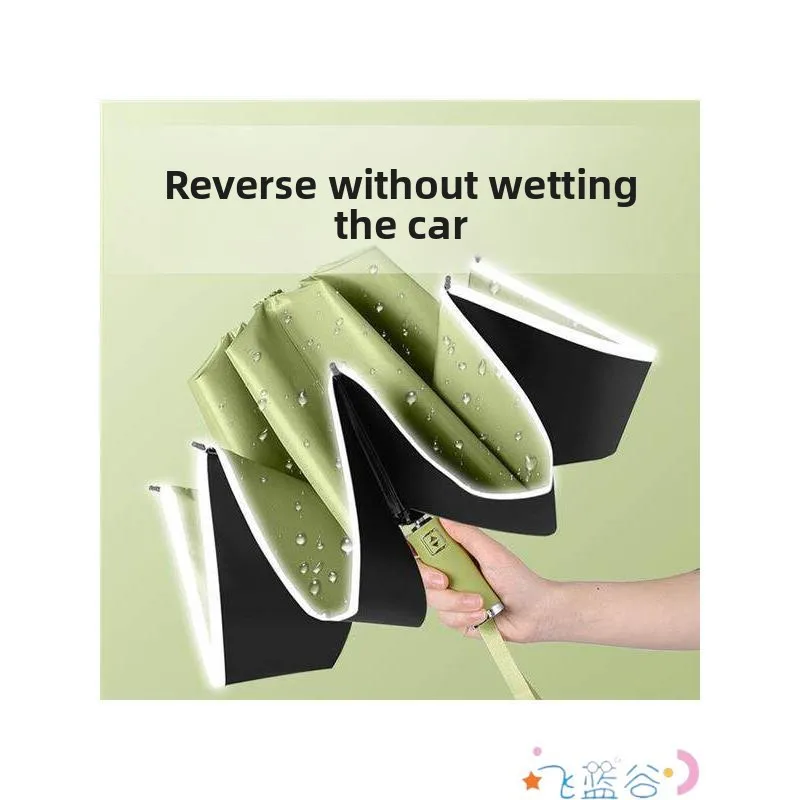 

Портативный автоматический зонт с многослойным покрытием от солнца и дождя, большой размер, складной, для домашнего использования