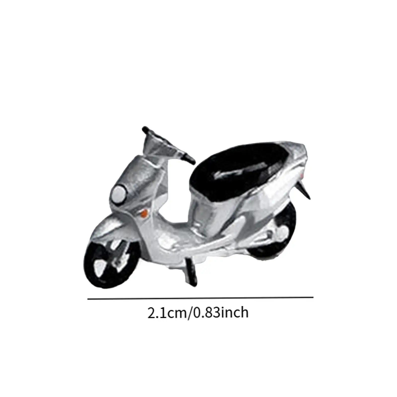 1:64 Scale Motorcycle Model Mini No Assembly Required Decoration Toy Motorbike Model for Ages 6 7 8 9 10 11 12+ Adults Gift