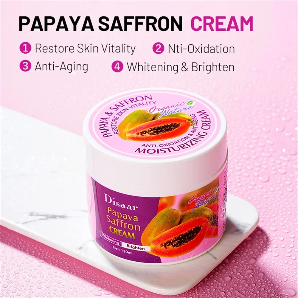 Soap Whitening Soap Beauty Health Papaya Saffron Soap & Cream Anti-aging Whitening Soaps Anti-oxidation Skin Repair Nourishment