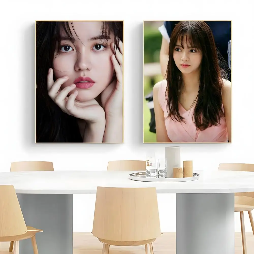 Korean Beautiful Actress K-Kim So Hyun Poster Wall Art Print Poster Decorative Mural Home Decor Gift Unframed