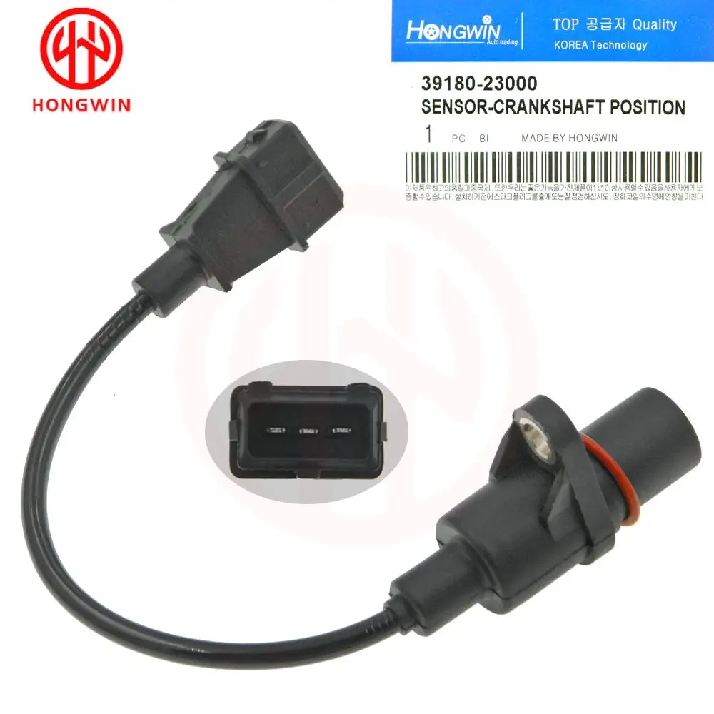 Genuine NO: 39180-23000 Crankshaft Position Sensor Fits For Hyundai Accent Elantra Kia Rio 39180-22090,39180-22050,39180-22040