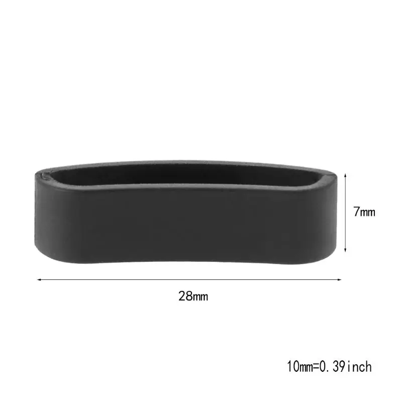 Pulseira smartwatch silicone fivela durável resistente ao desgaste prendedor anel conector relógio cinto loop adequado para suunto núcleo