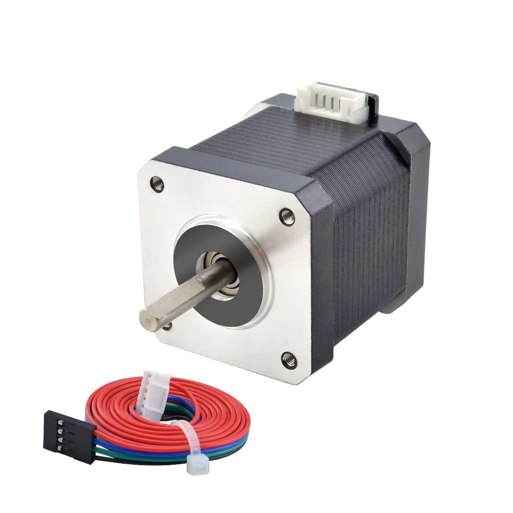 17 Stepper Motor 42BYGH48mm 2A 17HE19-2004S Nema 17 Motor 4-lead for 3D Printer Motor