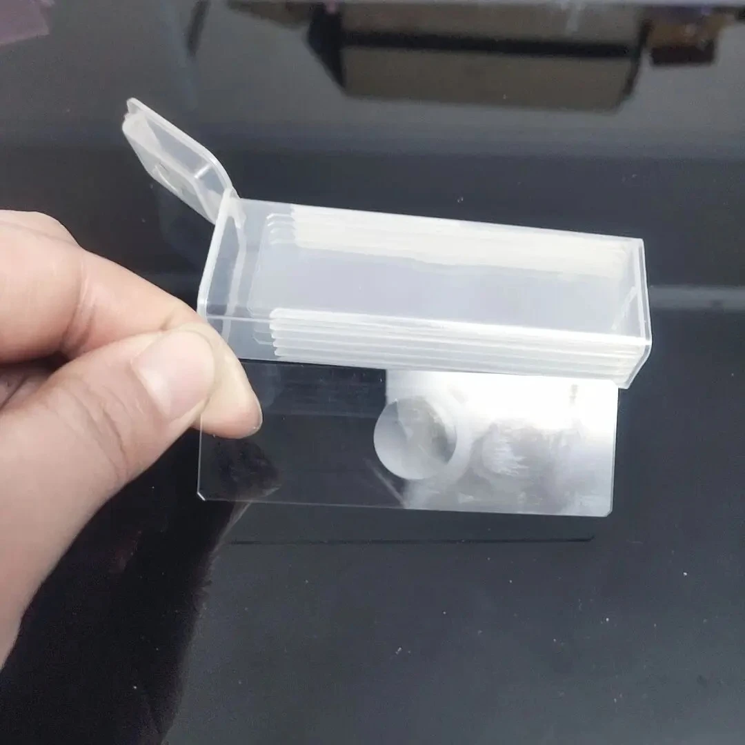 5Pcs Reusable Concave Microscope Glass Slides for Liquid Specimens Laboratory Sample Observation