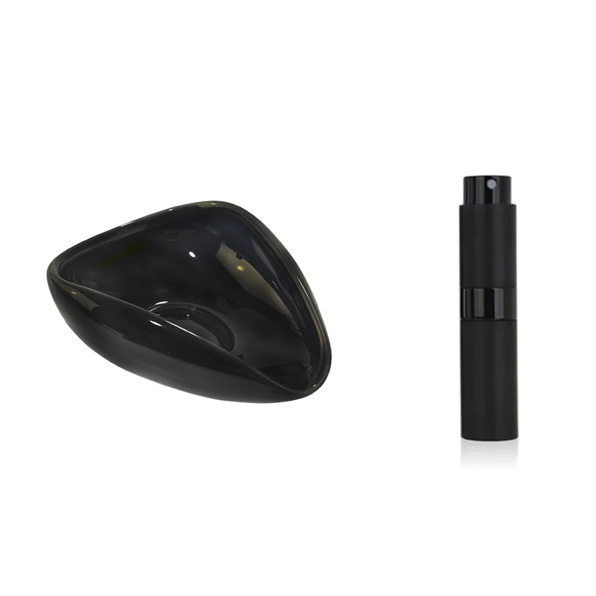 

Coffee Bean Dosing Cup and Bottle Kit for Espresso,Coffee Bar Accessories,Ceramic Single Dosing Tray for Coffee-T33C