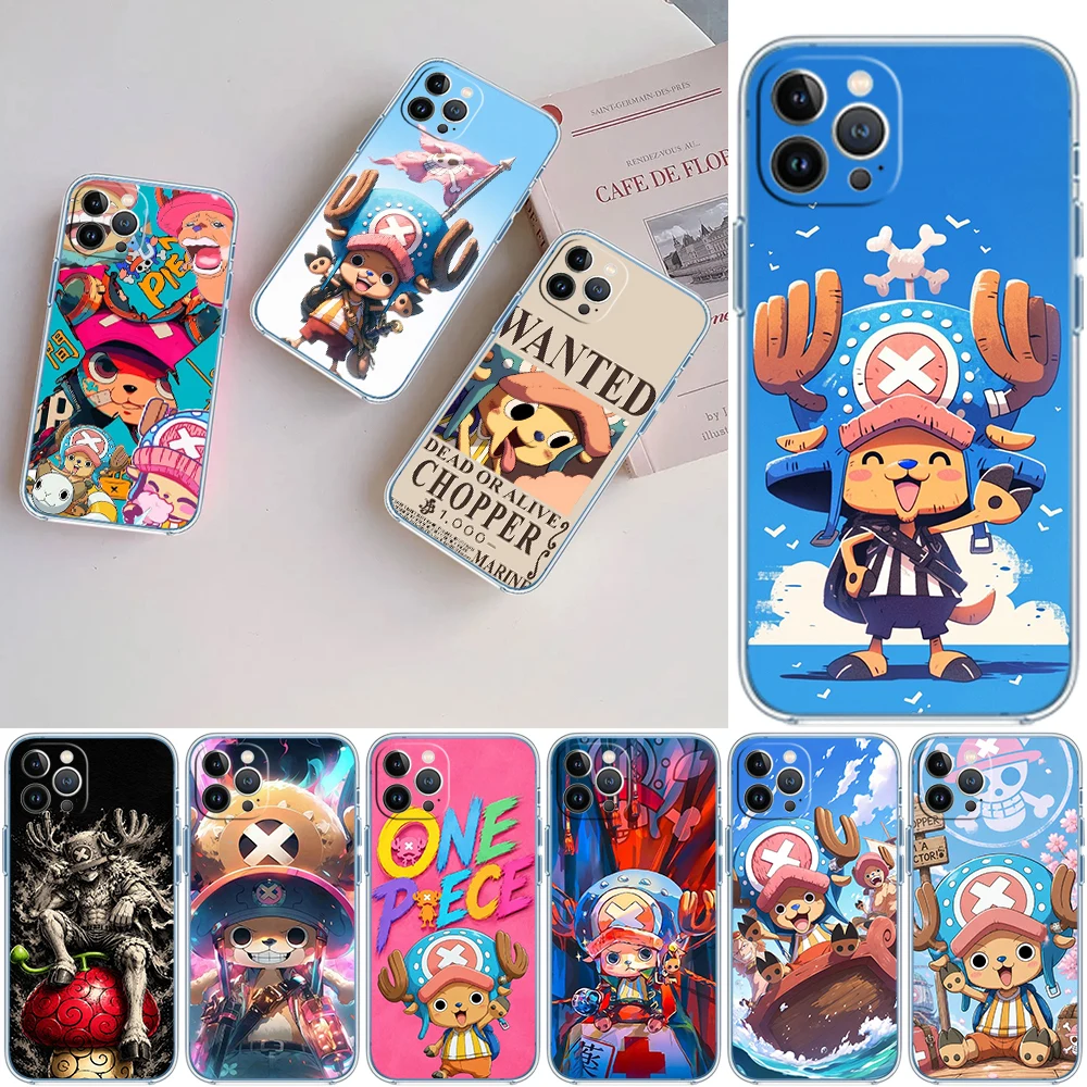 HK10 Chopper One Piece Transparent Phone Case for Motorola Moto G7 G8 G9 G84 G85 G73 G24 G15 Z2 Play Power Plus