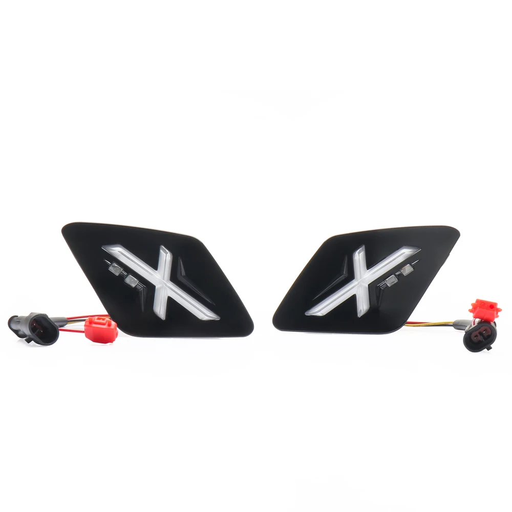 For Vespa GTS 300 gts300 2024- New Motorcycle Accessories X models LED Front Rear Turn Signal Indicator Daytime Running Lights