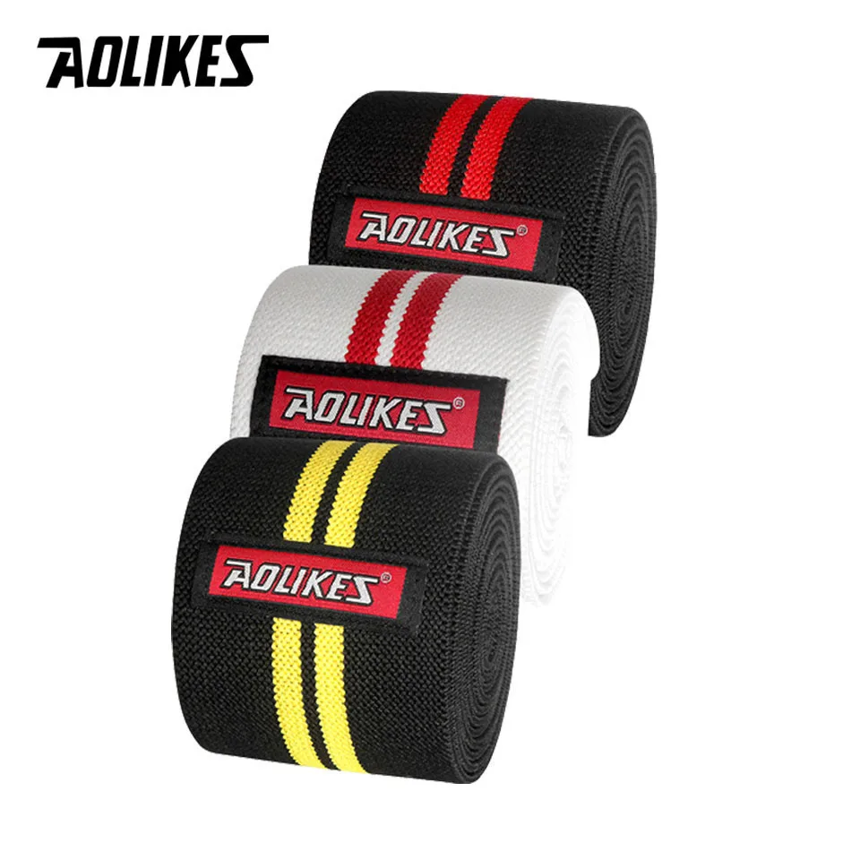 AOLIKES 1PCS Knee Bandage Compression For Arthritis Kneepad Meniscus And Ligament Gym Running And Basketball Gym Sport Knee Pads