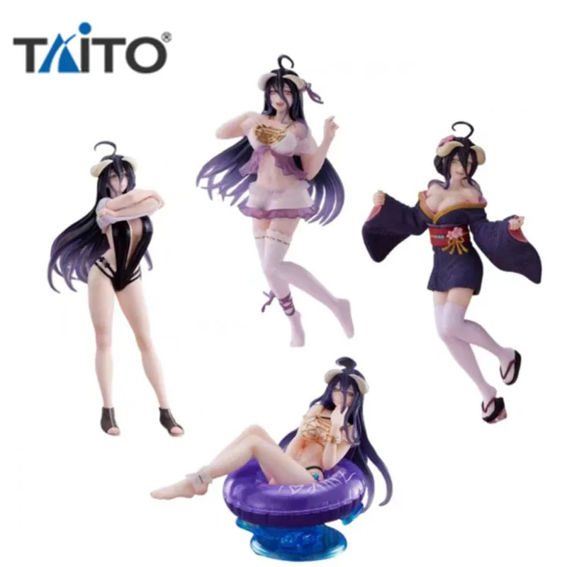 TAITO Original OVERLORD Anime Figure Albedo Action Figure Toys For Boys Girls Kids Gift Collectible Model Ornaments