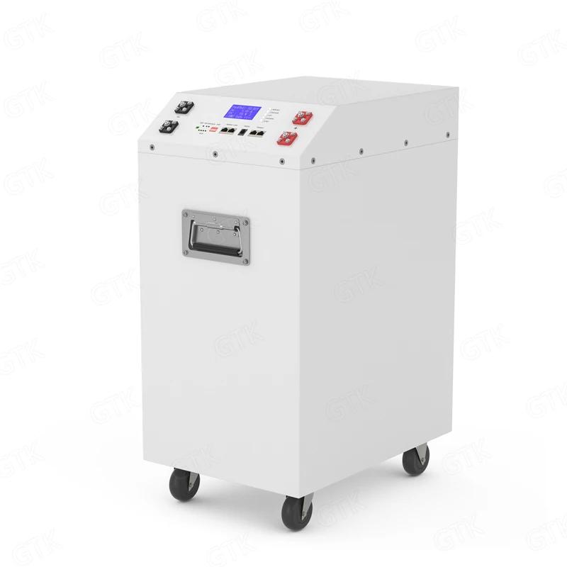 بطارية ليثيوم GTK 200Ah 48 فولت 100 أمبير 150 أمبير في الساعة 48 فولت 400 أمبير في الساعة 500 أمبير في الساعة Lifepo4 يمكن أن RS232 RS485 لنظام تخزين الطاقة الشمسية مع عجلات