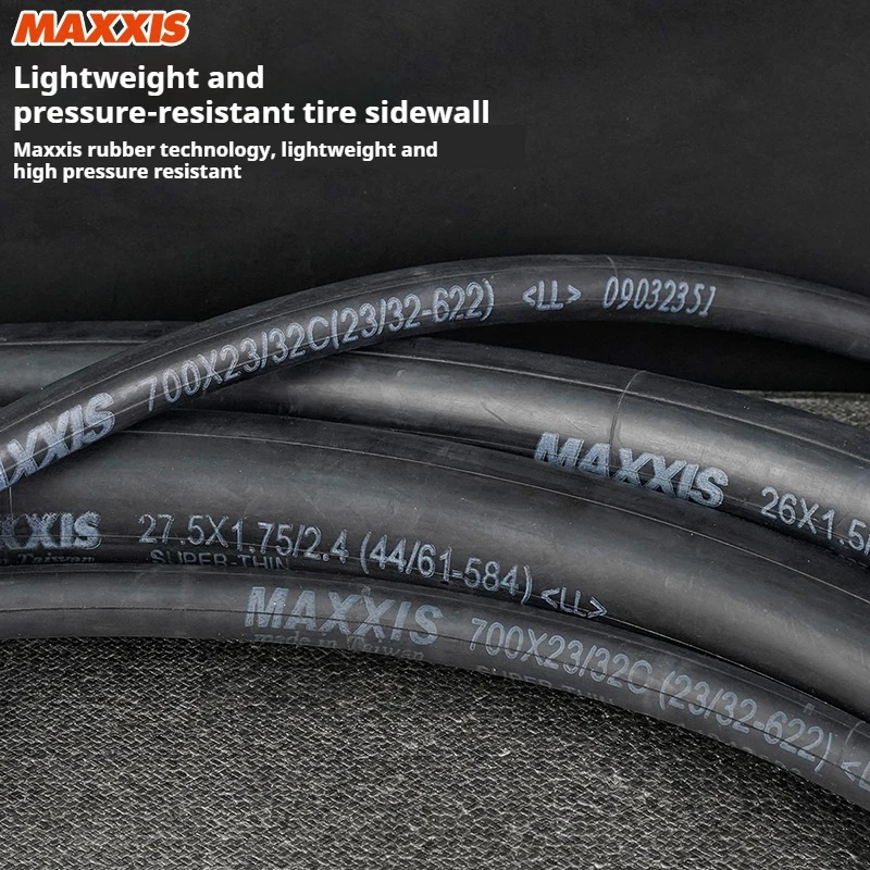 MAXXIS Bicycle Tire Inner Tube 20/26/27.5/29 Inches 700X23/33C AV(SV) FV(PV) 0.8mm Lightweighting for MTB Foldable vehicle view 5