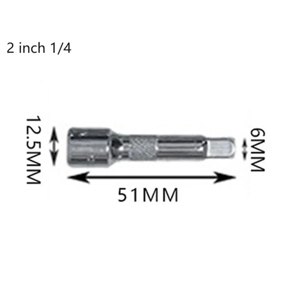 

Extension Bar Wrench 1/4 3/8 1/2inch 1pcs Accessories Connecting Rod Conversion Joint Driver Converter Bit New