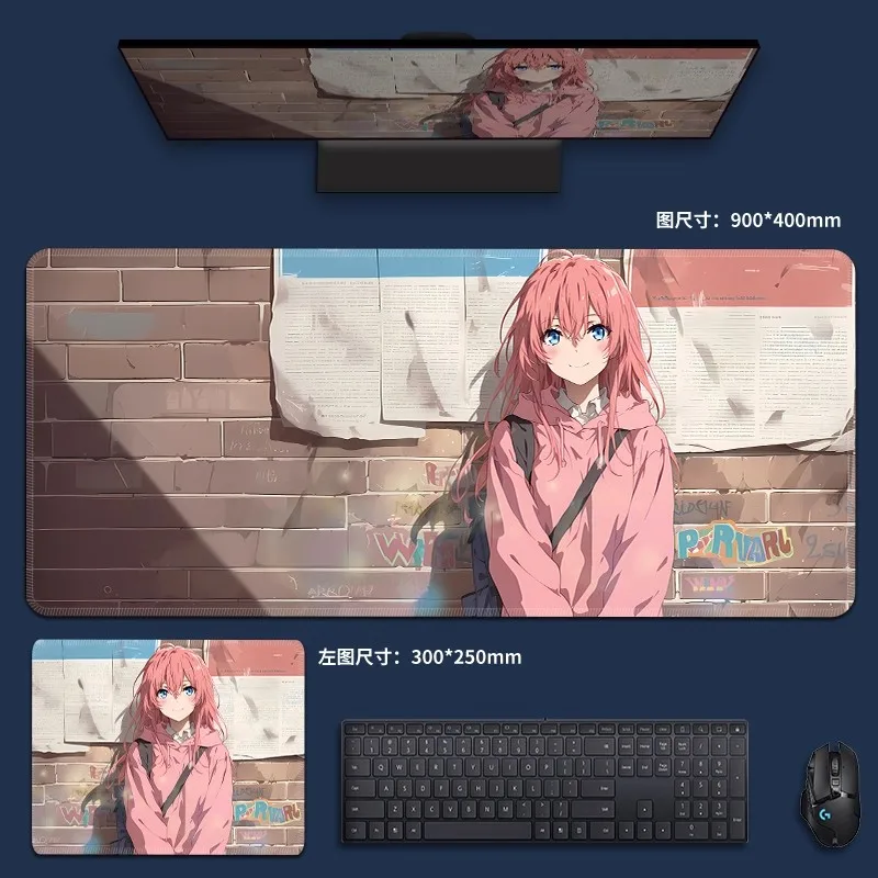 Anime Girl 1000x500 Mouse Pad Playmat ,Tabletop Gaming Deskmat, Custom Game Mat Printing HD,Personalized Gifts