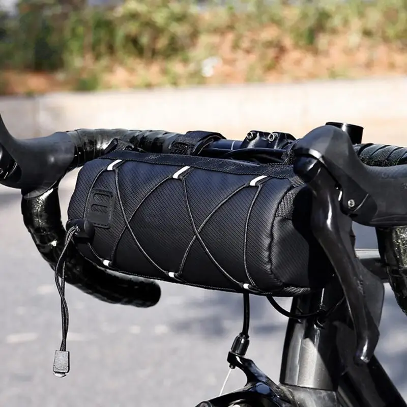 

Bikes Handlebar Bag Portable Motorcycle Handlebar Bag Large Capacity Bicycles Pouch Cycling Accessories For Cycling Outdoor
