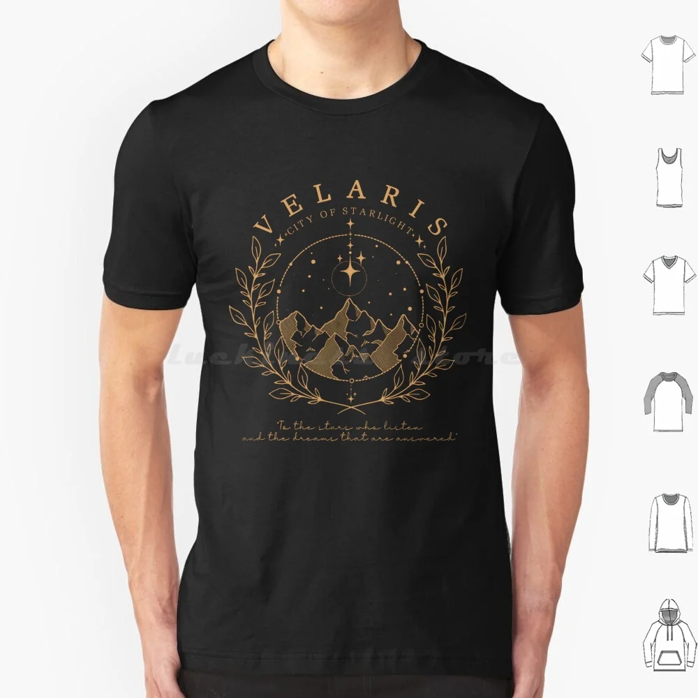 Acotar Velaris The Night Court T Shirt 6xl Cotton Cool Tee Acotar A Court Of Thorns And Roses Sarah J Maas Acotar Nesta Night