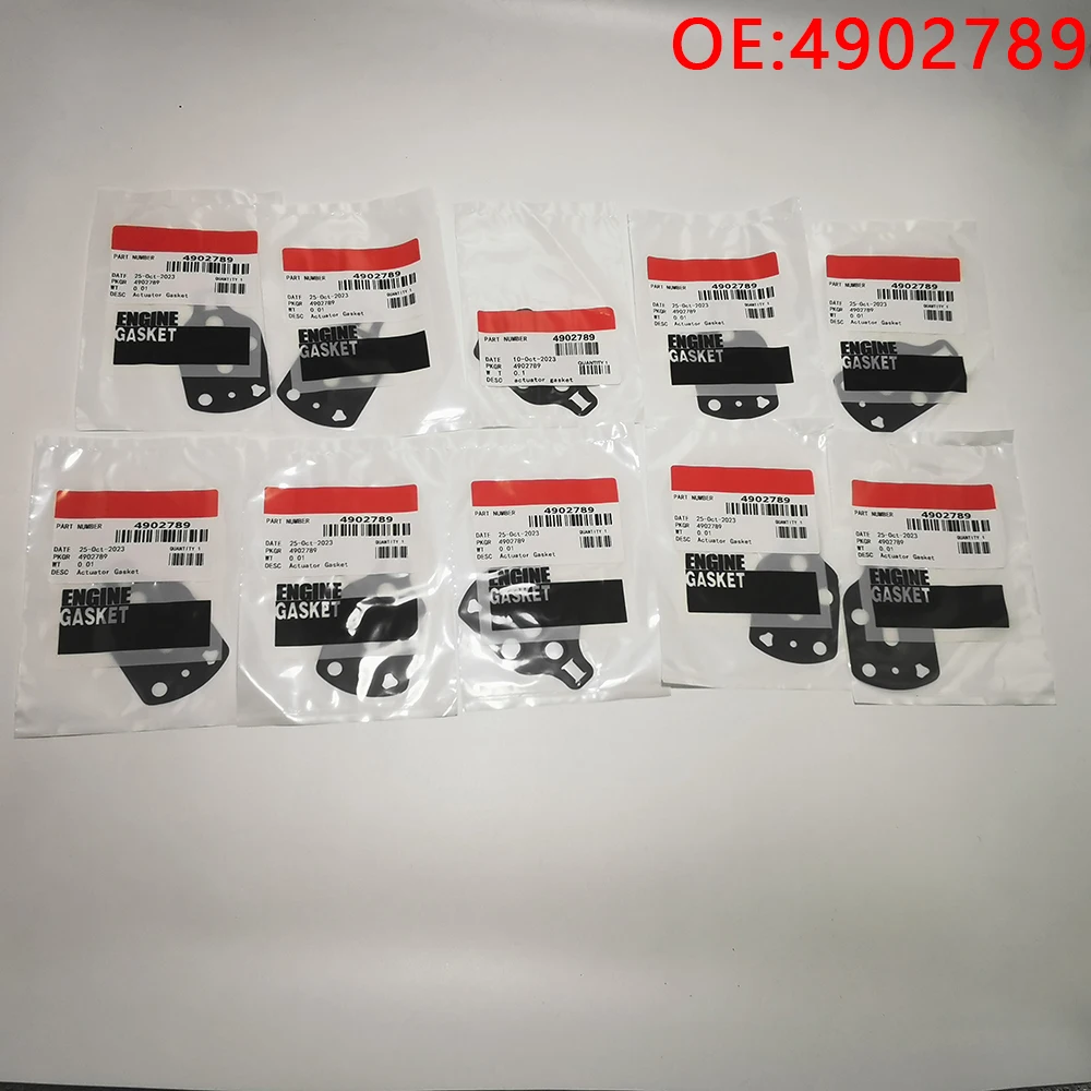 High quality New For 10 Stuks Hoge Kwaliteit Nieuwe 4902789 Actuator Pakking Voor Cummins Isq Qsx15 Motor 4902789