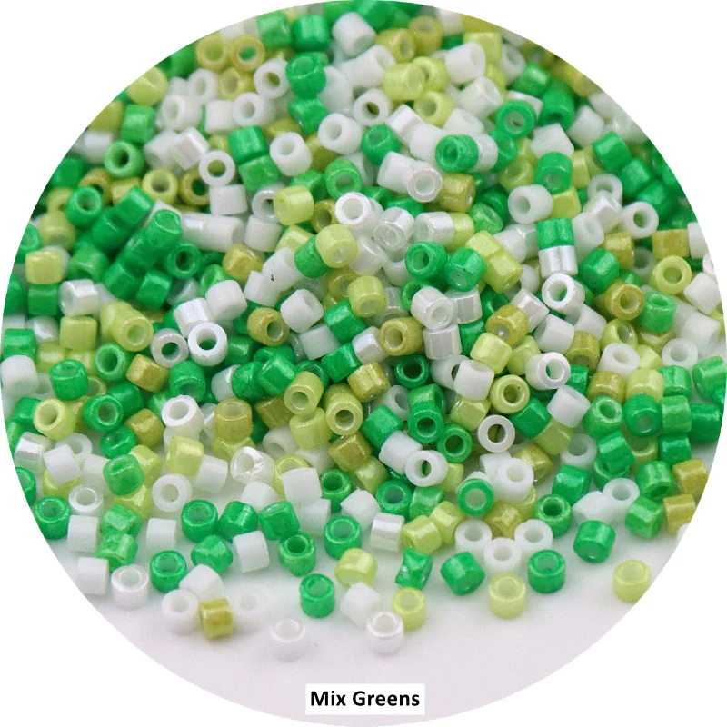 1000pcs 1.6mm 11/0 Japanese Glass Bead Uniform Wear Resistant Opaque Solid Color Seedbead for Jewelry Making