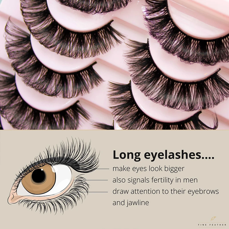 Wimpern, Künstliche Wimpern, Russische Streifenwimpern, Falsche Wimpern, Biche Eyes, Wimpernverlängerung, Russisches Volumen, Russische Wimpern – Detail 2
