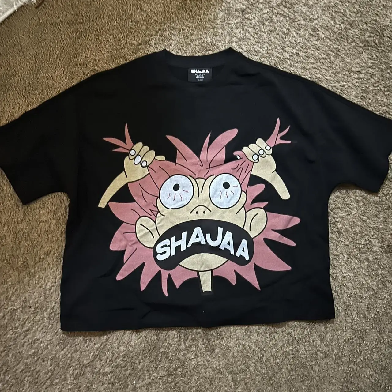 

Эстетический готический сумасшедший укороченный топ Y2K, футболка с принтом в мультяшном стиле, женская уличная одежда в стиле Харадзюку с короткими рукавами, женская одежда EMO