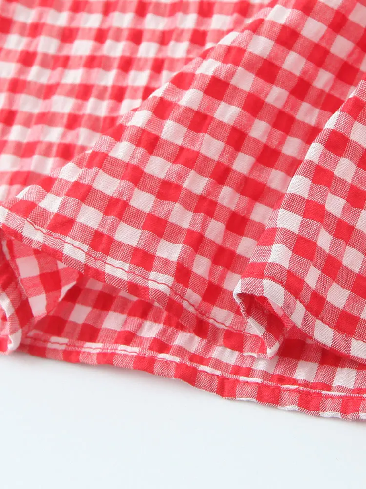 Sexy schickes langes Damen-Cami-Kleid, ärmellos, kariertes Partykleid, Mode, 2025, Sommer, schickes, elegantes Abend-Clubkleid