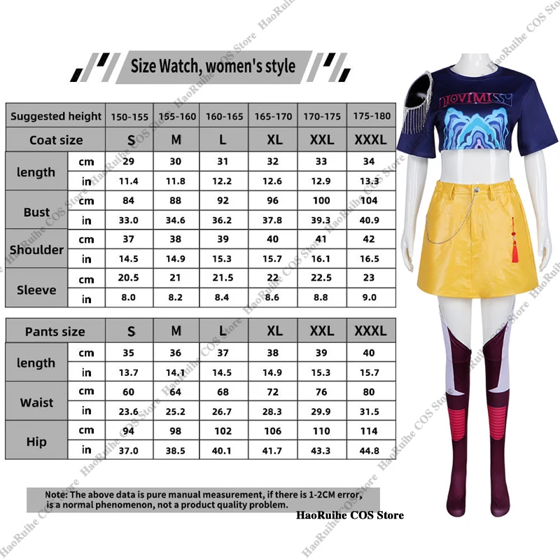 Costume de Cosplay KPop Demon Hunters Mira Rumi, uniforme Sexy à la mode, perruques, Costume de groupe pour filles, jeu de rôle pour fête d'halloween, en Stock