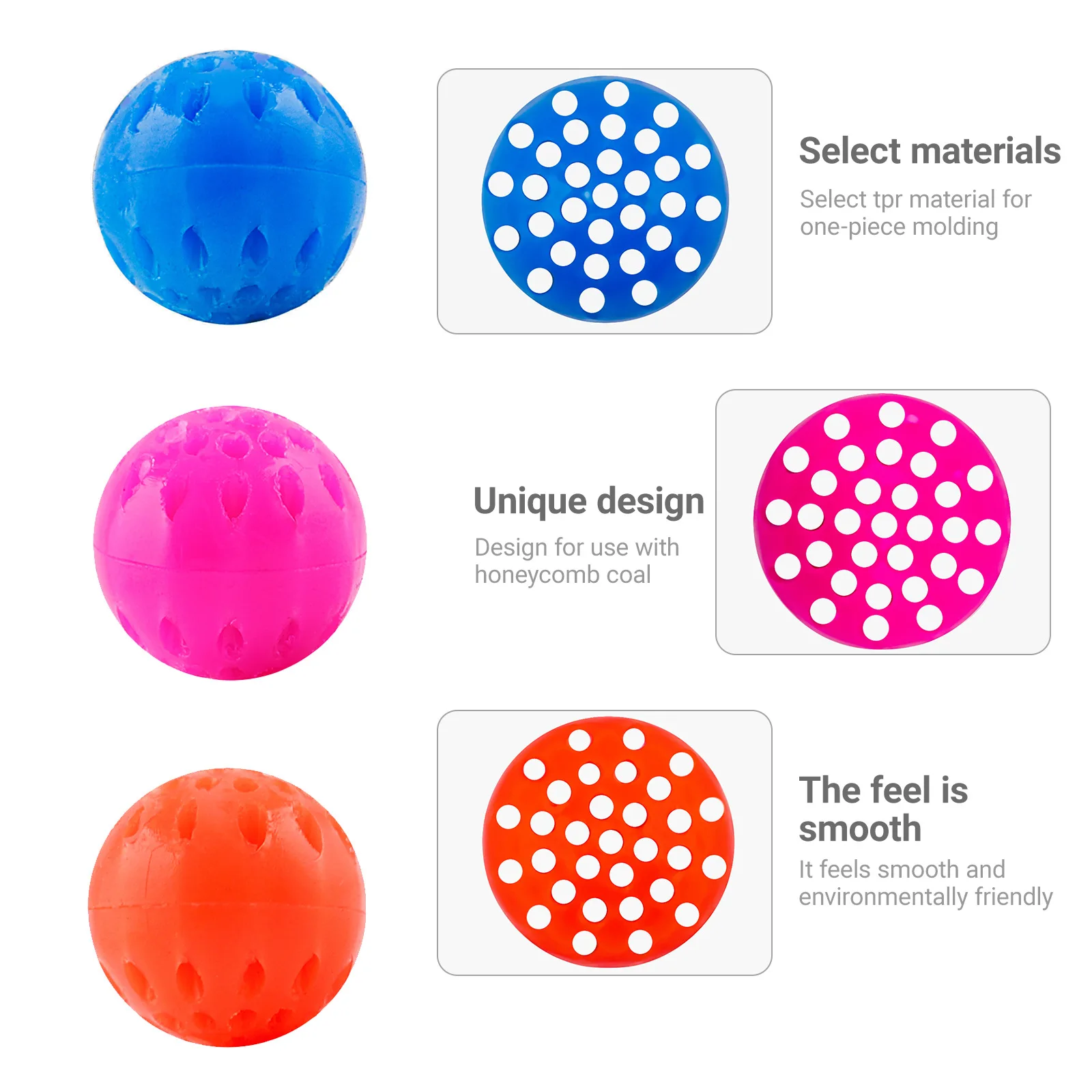 10 個 TPR 減圧スクイーズベントハニカムバウンスボールミニホールボールソフトバウンス粘着壁缶水浮力ボール