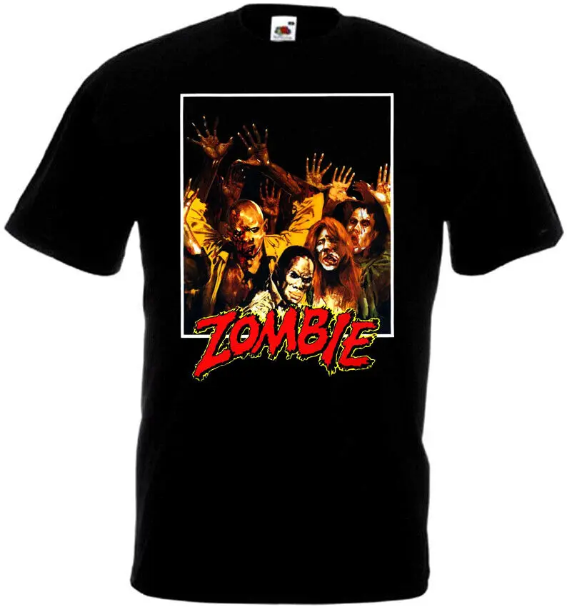 Dawn Of The Dead v8 T-shirt black horror movie Romero all sizes S-5XL