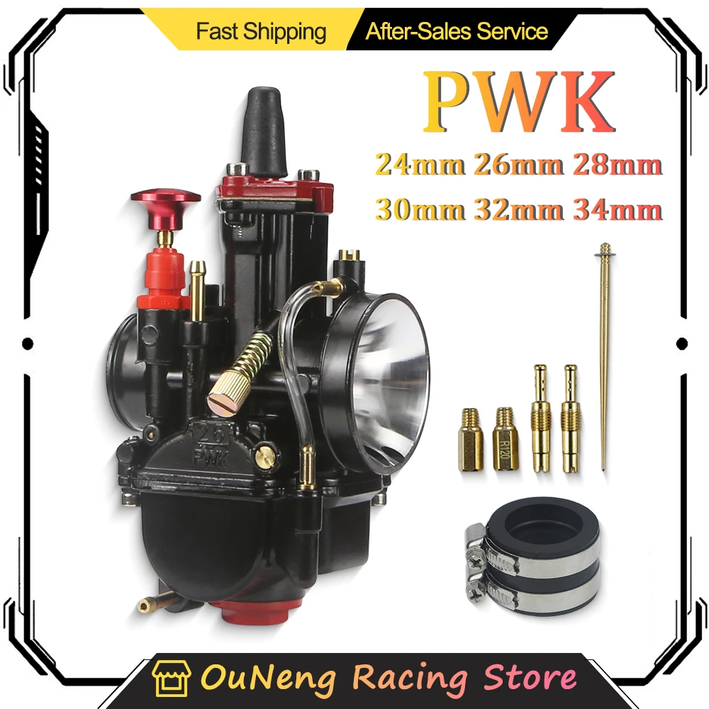 

Motorcycle Carburetor 24mm 26mm 28mm 30mm 32mm 34mm 50-125CC PWK Power Jet Carburettor Carb Motocross Modified Parts