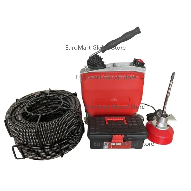 

Машина для прочистки труб 110В 60Гц 370Вт, красная версия