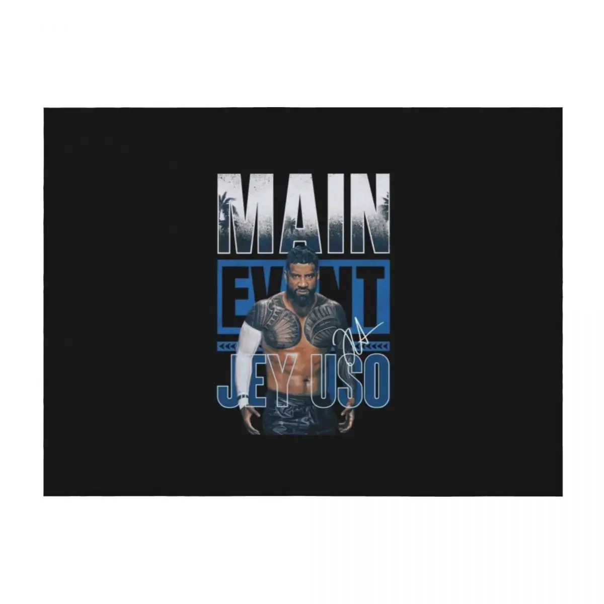 

Main Event Wrestler Throw Blanket Decoratives Multi-Purpose Hairy Cute Plaid Blankets