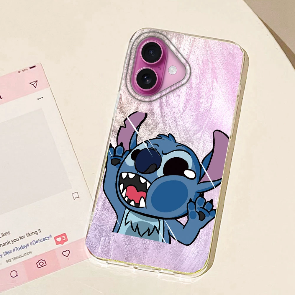 Coque de téléphone pour filles et femmes, dégradé bleu, point cœur, pour iphone 16 15 14 7 8 Plus 13 12 Pro Max 11 16e X XS XR SE 2022 2020