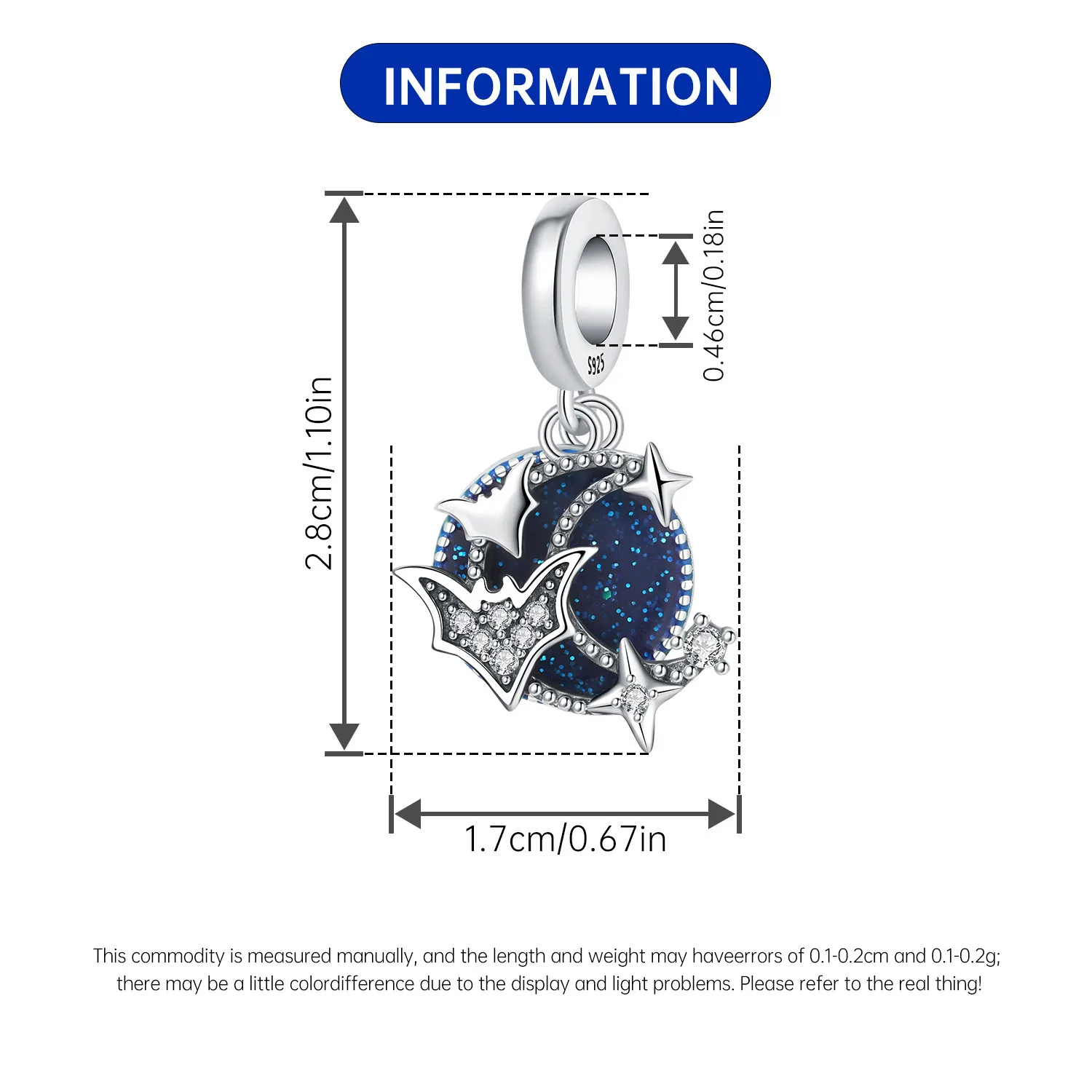PANPOKI 925 Sterling Silber Roter Totenkopf Apfel Anhänger Perlen Original Anhänger Armband Charm Schmuck Party DIY Trendige Geschenke – Detail 17