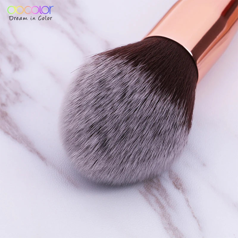 Docolor Single Professional Makeup Brushes Soft Foundation Contouring Highlight Black Powder Brush Beauty Make up Cosmetic Tools