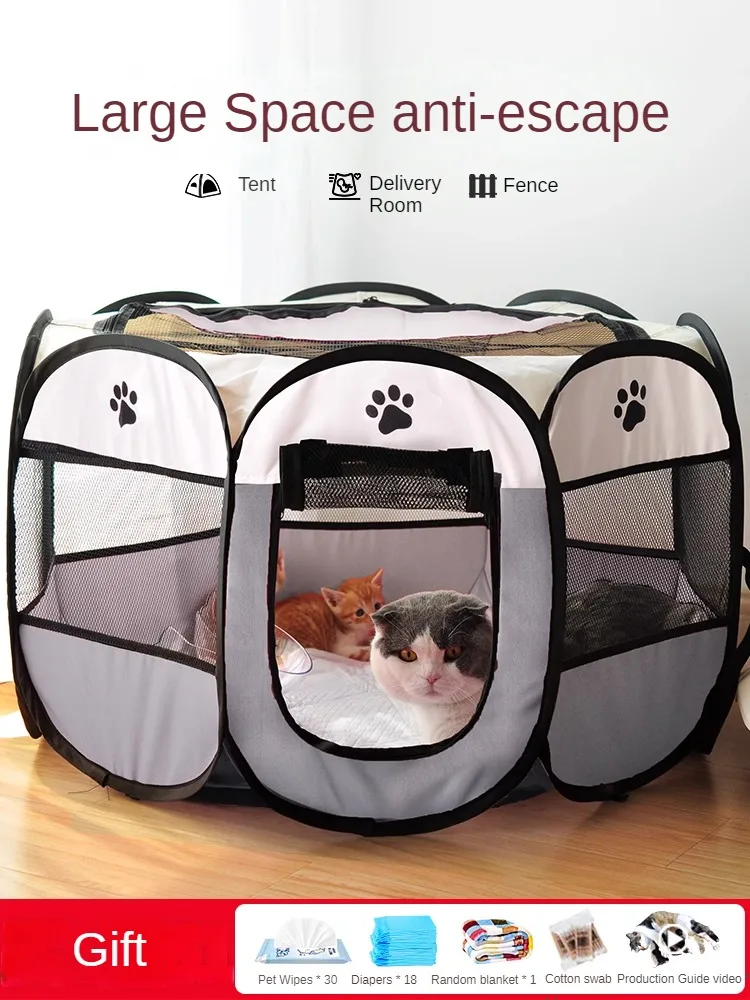 

Pet Bed Accessories Cat Farrowing Room Cattery Maternity Nest Maternity Ward Tent Cat Toys Houses and Habitats Baby Nest