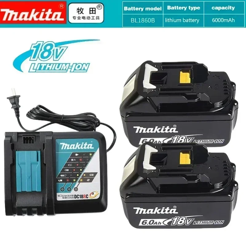 

BL1860B Makita 18V lithium-ion battery from Japan, suitable for replacing power tool batteries with Makita DTW700 DGA404 DDF487