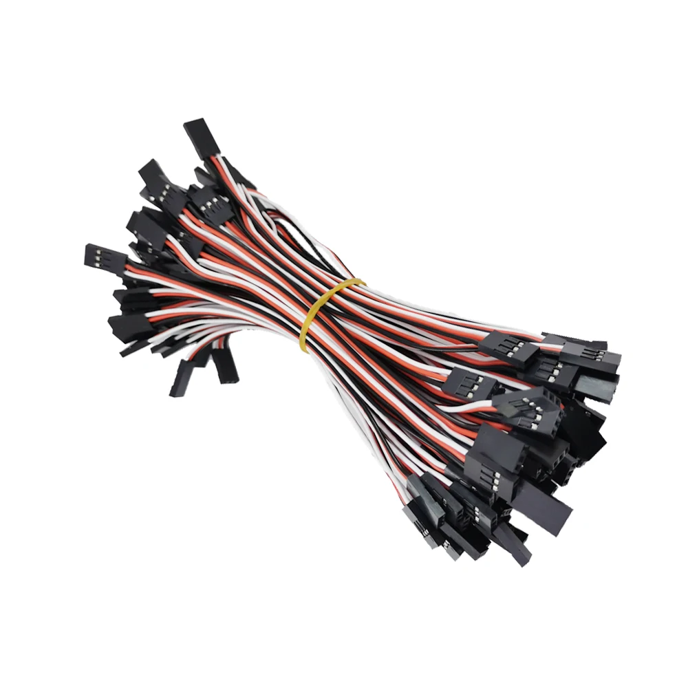 10/20/50/100 Stück JR-Stecker Servo-Verlängerungskabel 10 cm 15 cm 30 cm Stecker auf Stecker für RC-Flugzeug-Quadcopter – Detail 4