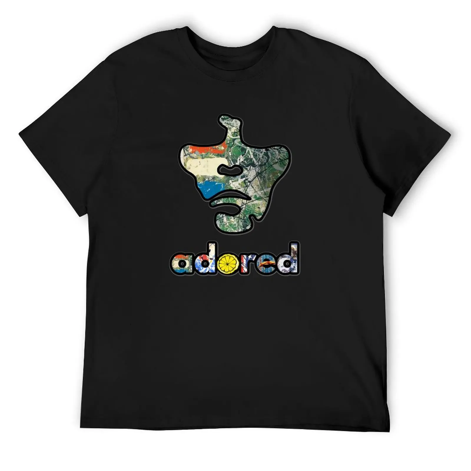 

King Monkey T-Shirt oversized shirts graphic tee blue lock Aesthetic clothing plain t shirts men