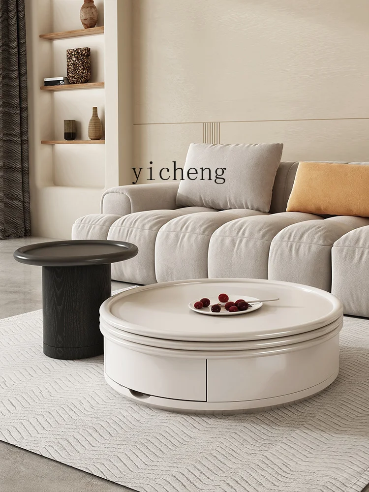 ZK Size round Coffee Table Living Room French Entry Lux Modern Designer New Side Table