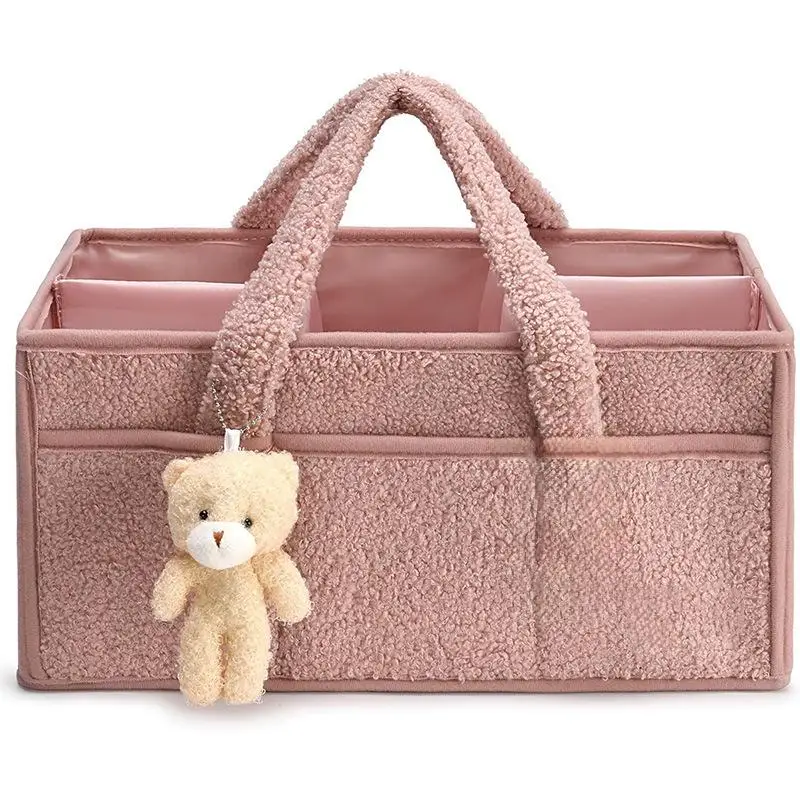 Vilt Babyluier Caddy Organizer Bag Babyluiertas Kraamcadeau Kinderkamer Opbergmand