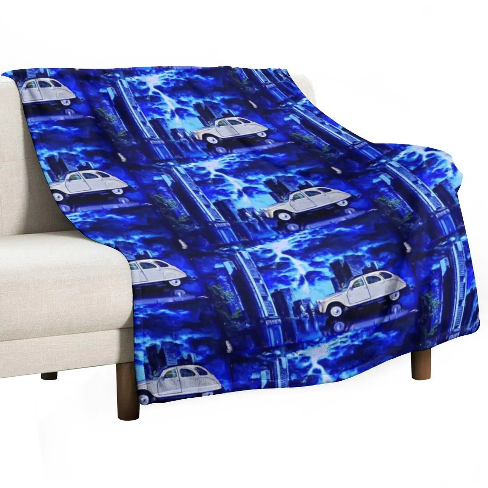 

Midnight 2CV Throw Blanket christmas decoration Decoratives Blankets