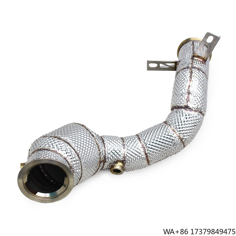 

YK 304 Stainless Steel Exhaust Downpipe for Mercedes-Benz E200/E300 W213/C238 2.0T 2017-2021 High Performance Exhaust Pipes