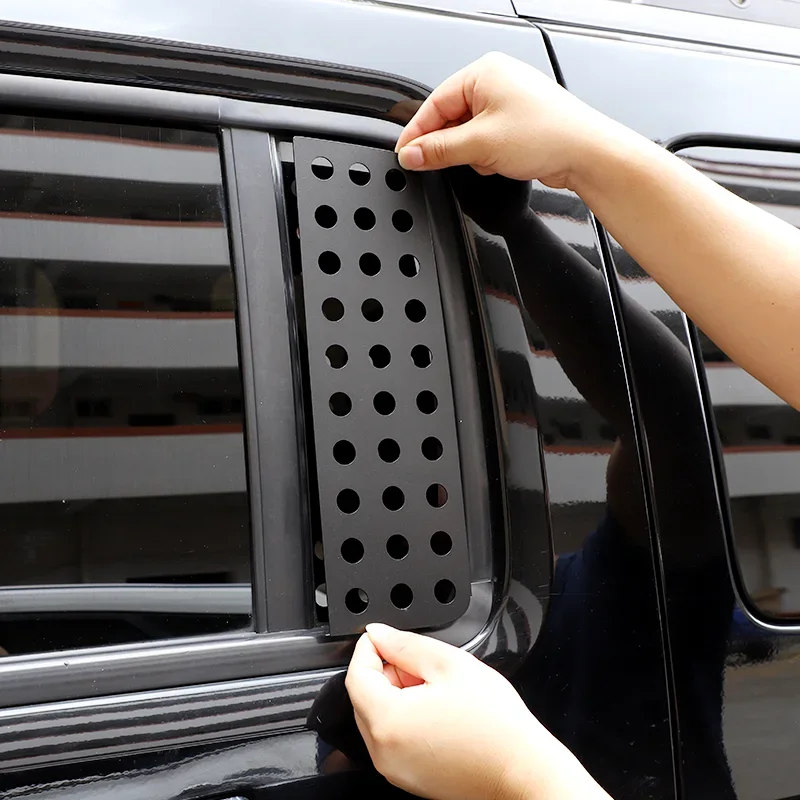 For20 05-2009 Hummer H3 rear window honeycomb panel automotive exterior styling decorative accessories aluminum alloy black