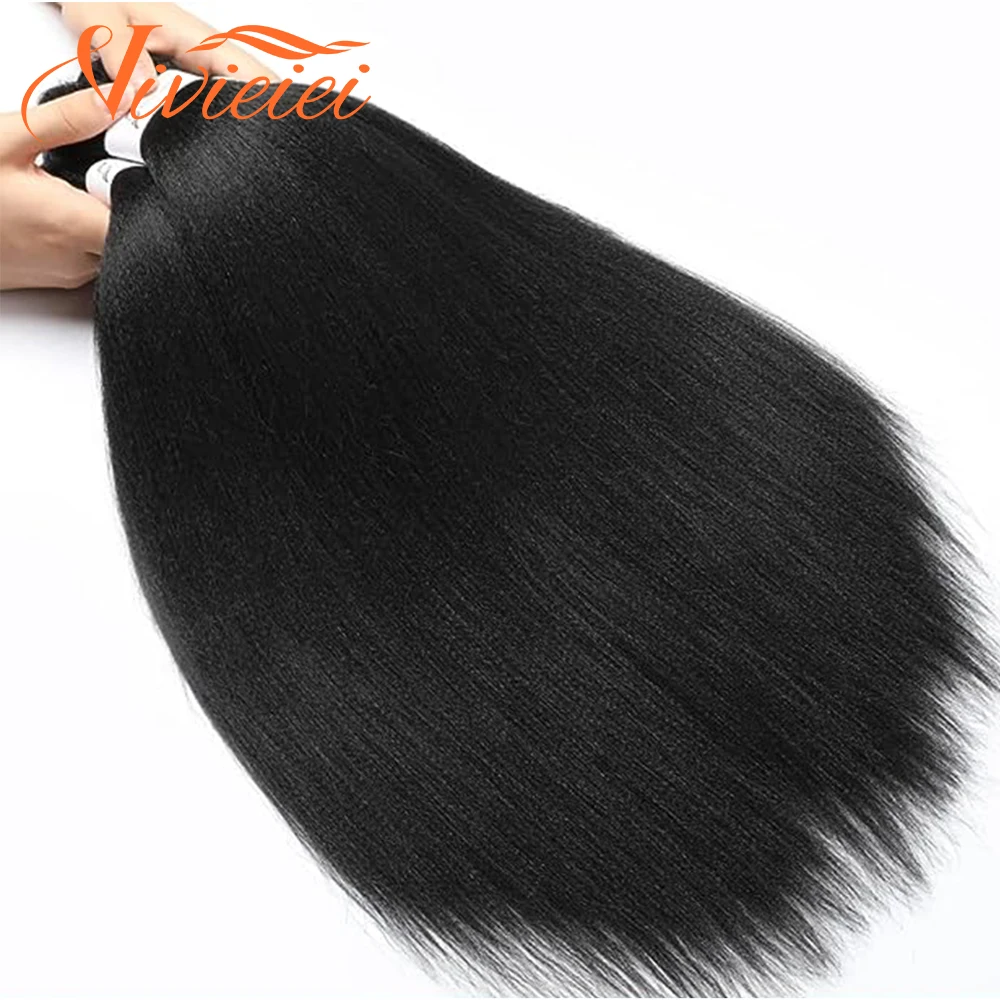 Soft Synthetic Braiding Hair for Kids Short Jumbo Braids Hair 16/20/26/30/36 Inch Pre Stretched Yaki Straight Hair Extensions