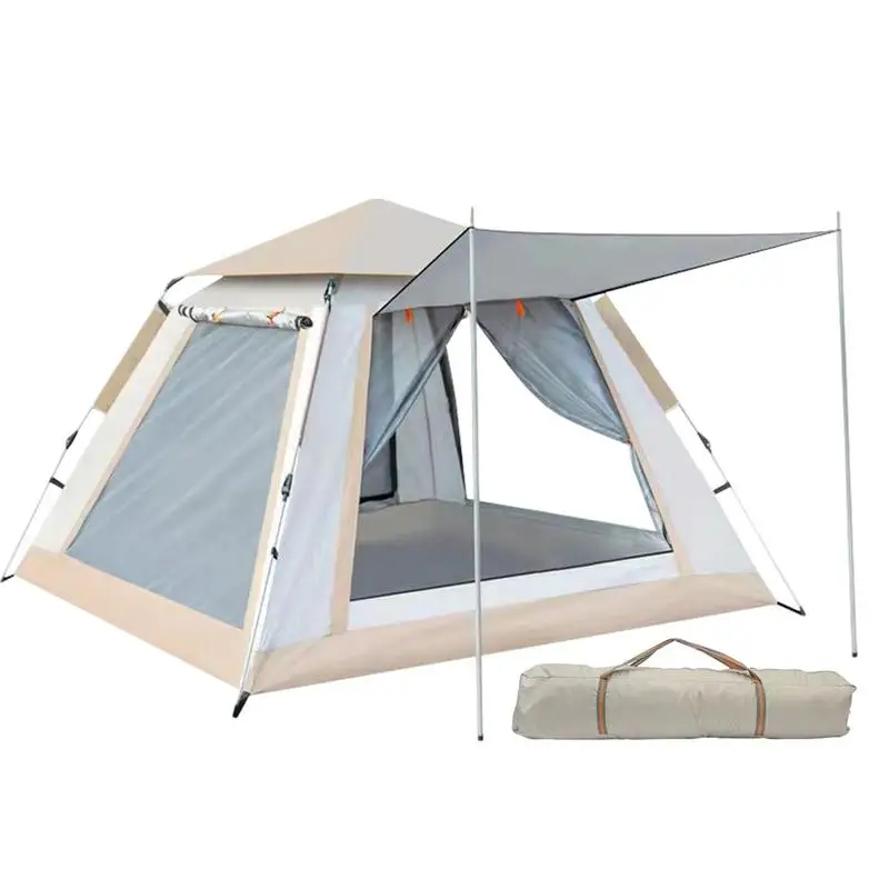 

Waterproof Sun Shelter Tent Canopy 4-6 People Quick Opening Camp Tent Breathable Tent Fully Automatic With Carry Bag Rainproof