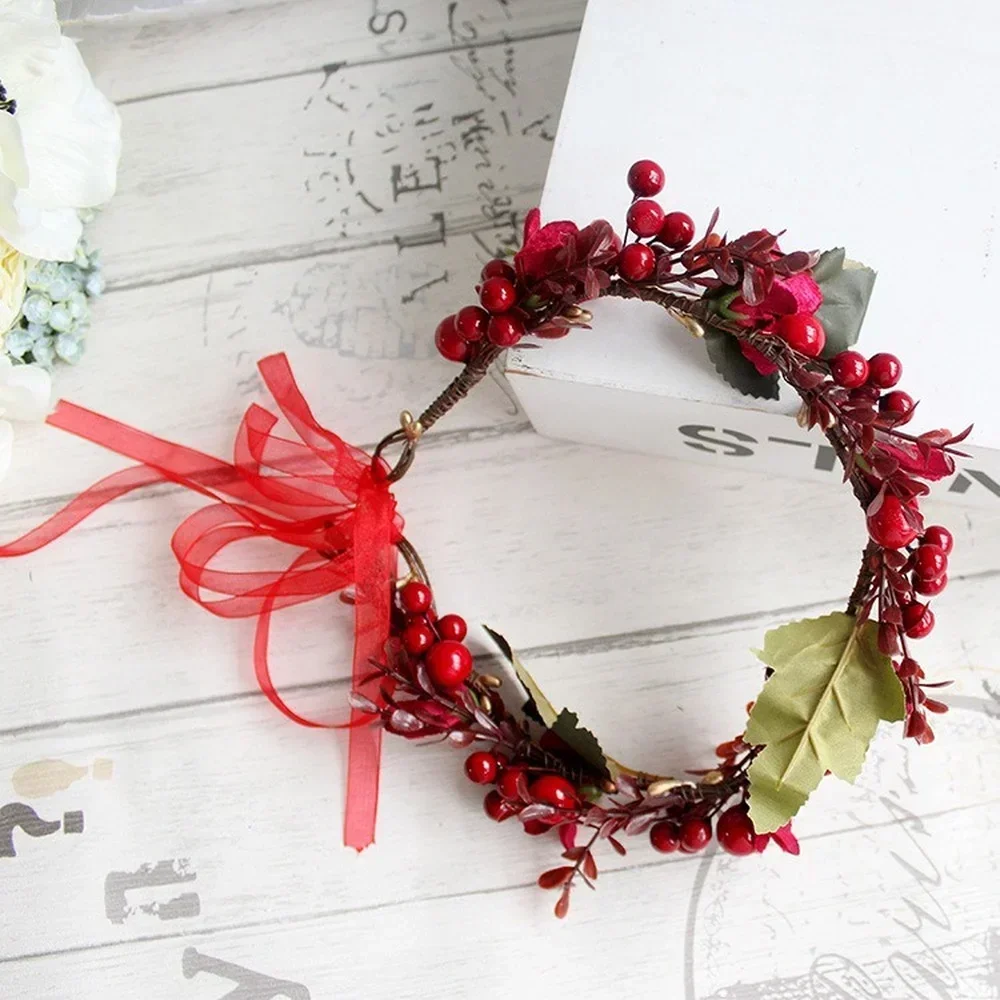 Hair Accessories For Women And Girls Floral Headband Floral Garland Hair Accessories For Wedding Beach And Holiday