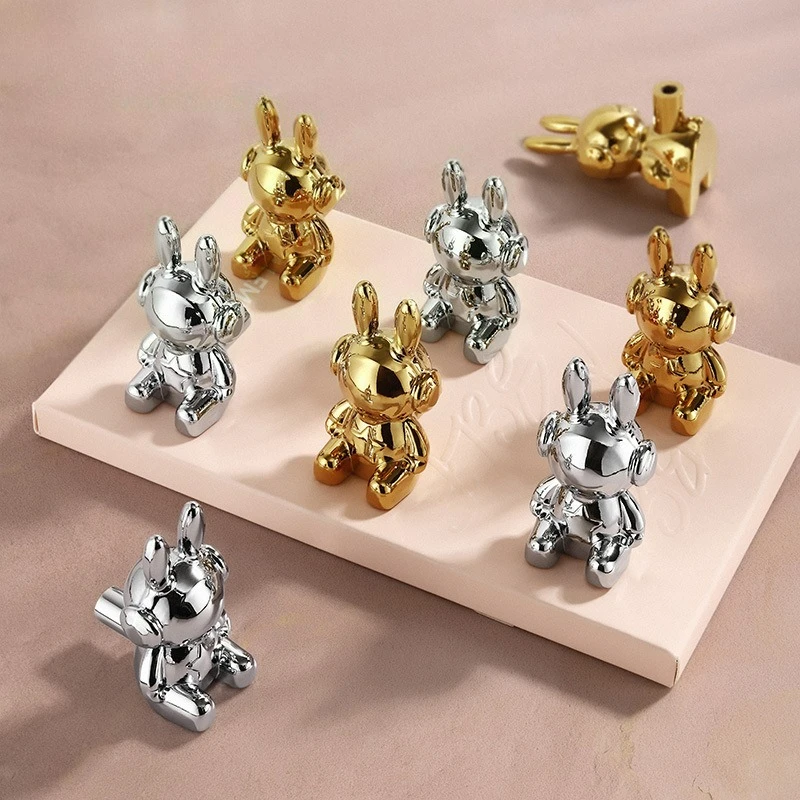 

Space Rabbit Handle Wardrobe Wardrobe Door Shoe Cabinet Bookshelf Drawer Brass Creative Door Handle