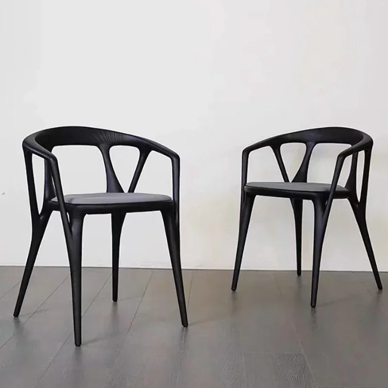 كراسي طعام فاخرة بذراع مكتب للمطبخ كراسي خشبية مريحة لتناول الطعام في الشمال أثاث مأدبة المطاعم