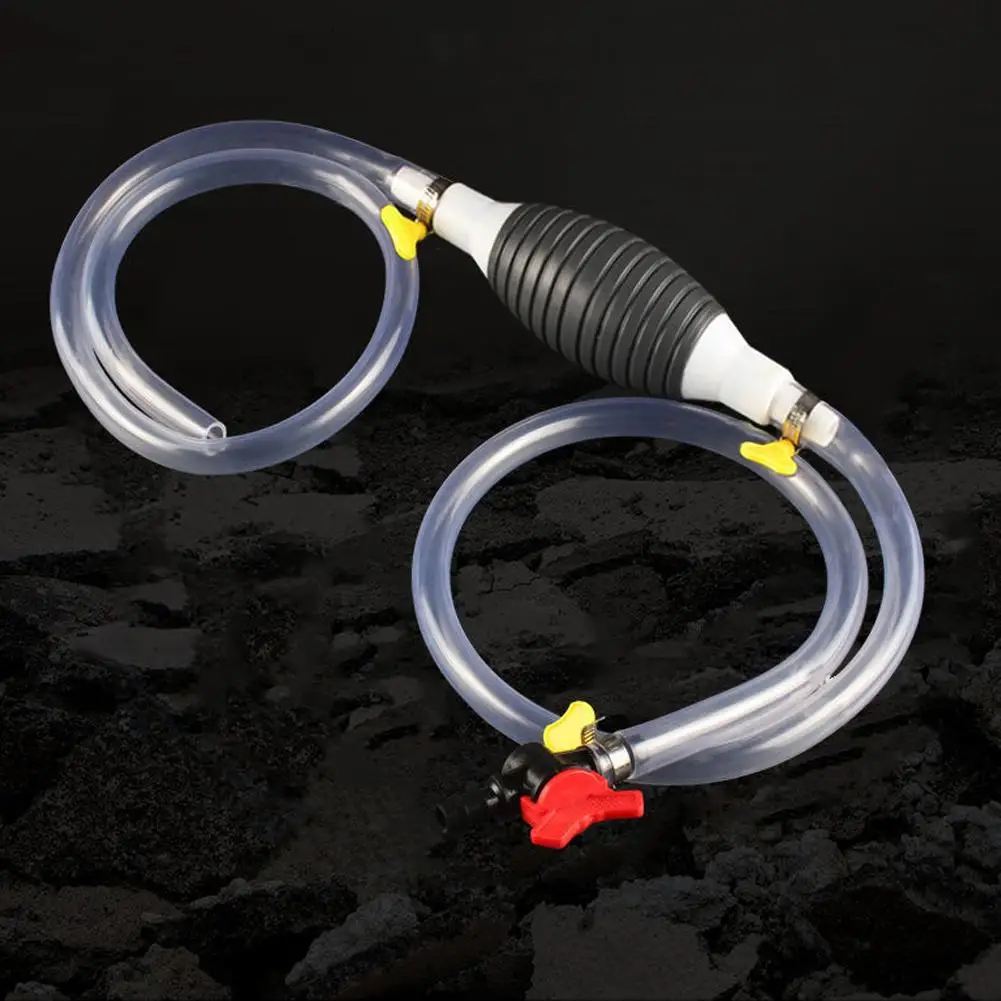 Удобный ручной газовый масляный насос, 2 м, автомобильный топливный насос, ручной соломенный насос, прочный для тюнинга жидкого бензина, топлива, бензина, дизельного насоса