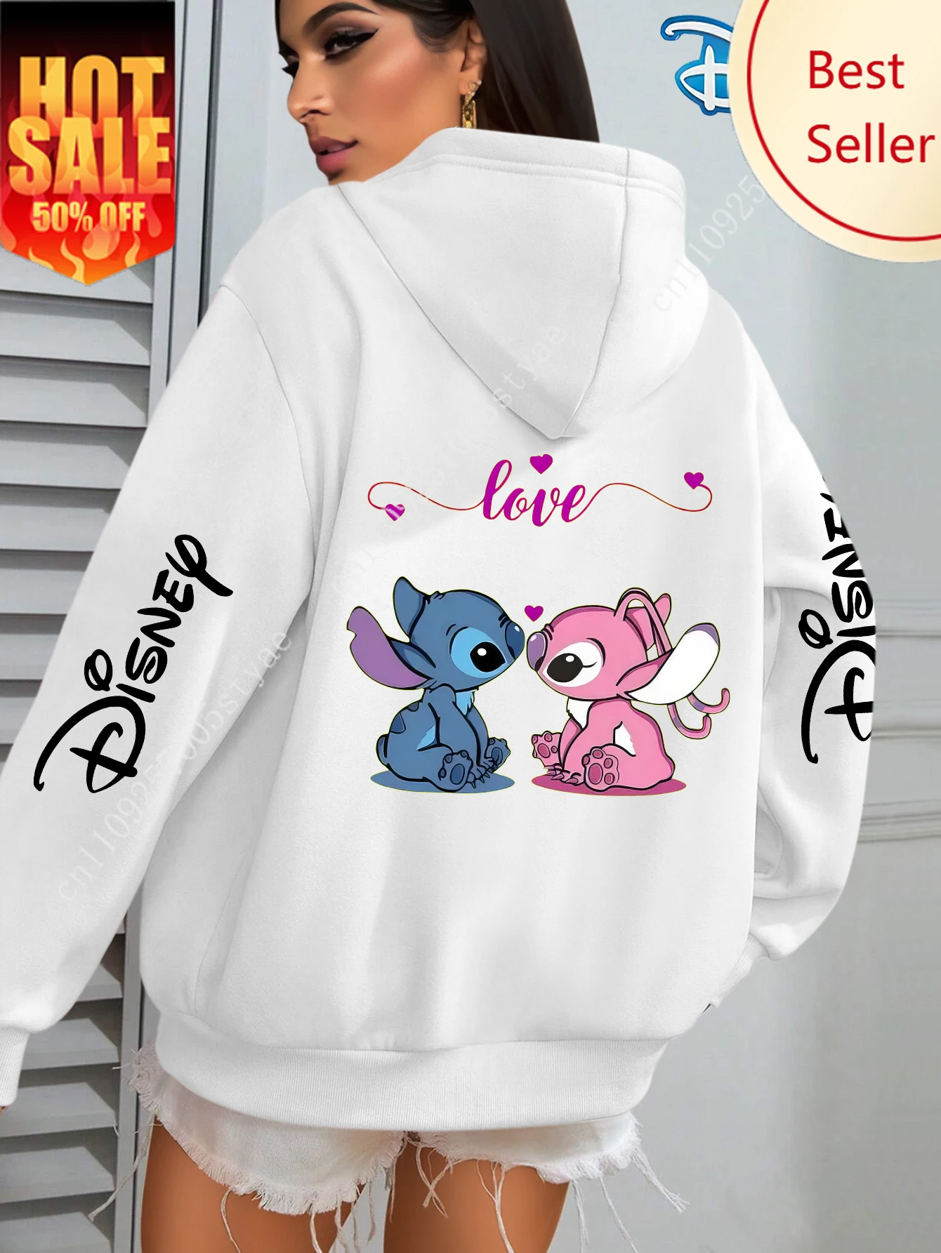 

Disney - Stitch and Angel Kiss - Hoodie