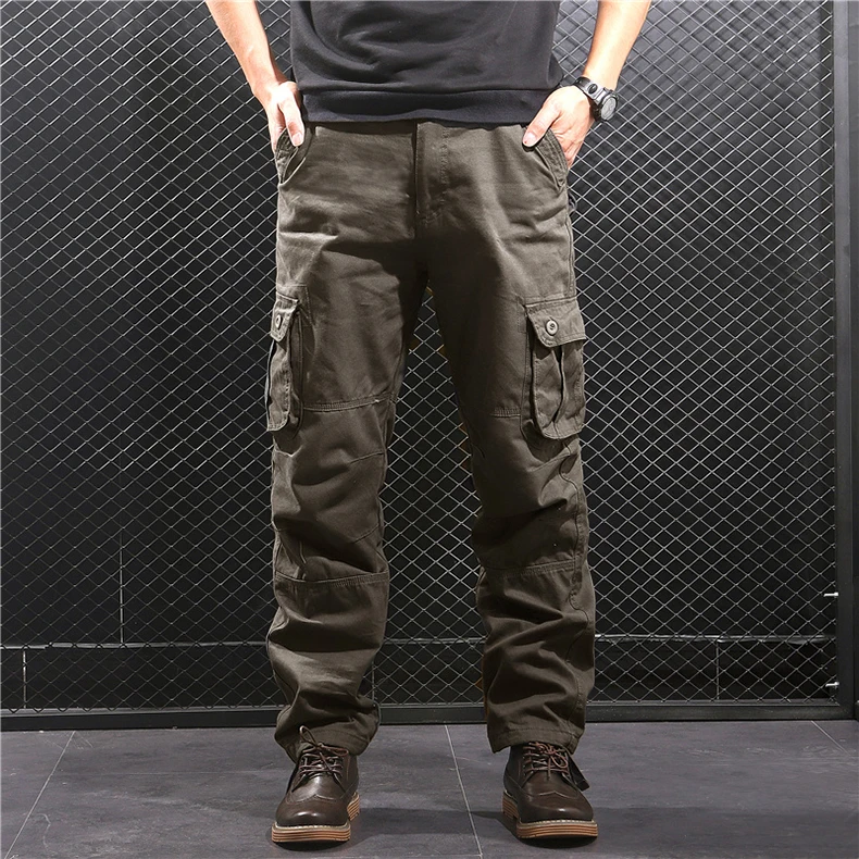 Tarnhose Männer Wander hose Cargo Work Camo Outdoor-Sport hose Hip Hop Streetwear taktische Hose – Detail 2